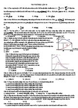 Đề thi thử học sinh giỏi môn Vật lý Lớp 12 lần 10